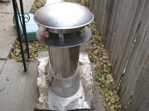Metalbestos Stainless steel insulated Chimney pipe 6" x 30" 2 sections with cap like new 100 obocall or text. . Metalbestos model ss chimney